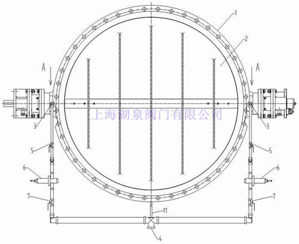 高溫通風蝶閥D341H、D341W