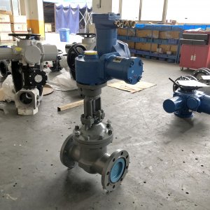 礦用電動閥門MKZ941H-40 DN150防爆（礦山、冶