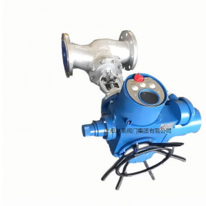 電動截止閥J941H-64  DN150（耐磨、耐高溫、